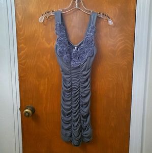 Womens grey bodycon dress